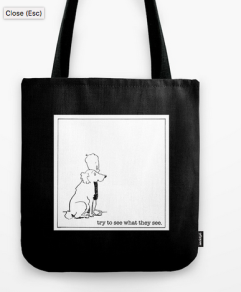 try to see what they see TOTE BAG copy