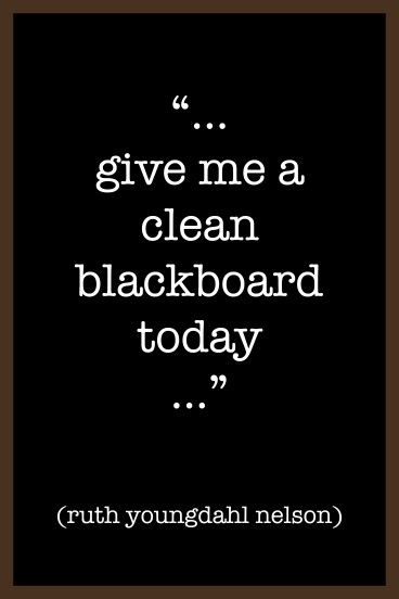clean blackboard copy